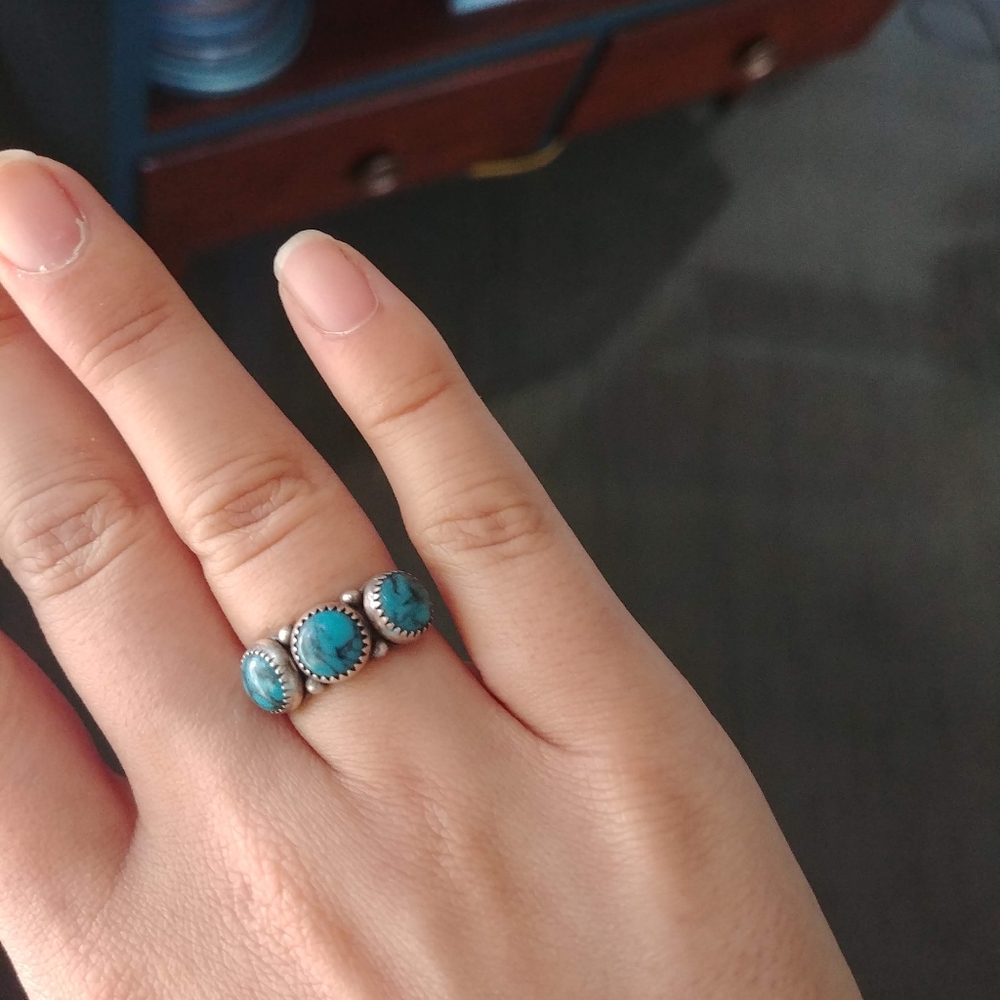 ⚜️ Vintage Turquoise Ring - Picture 5 of 6
